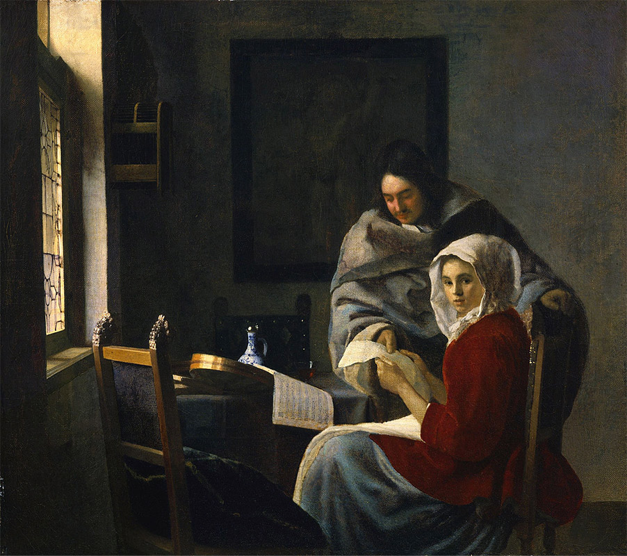 Jan Vermeer, 1660–1661 Girl Interrupted at her Music