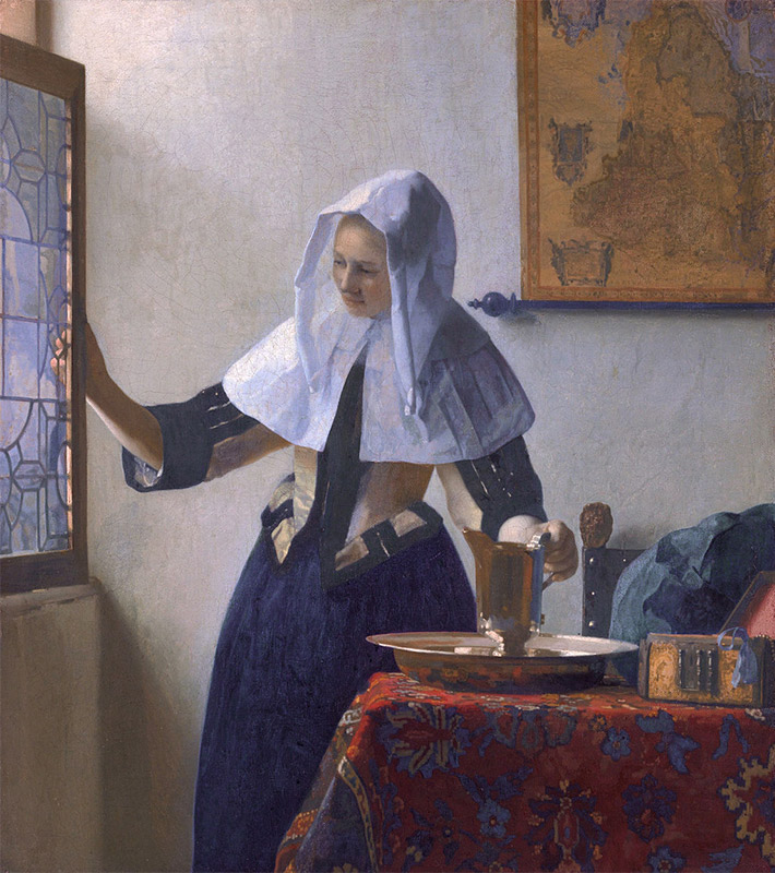 Jan Vermeer, 1660–1662, Woman with a Water Jug