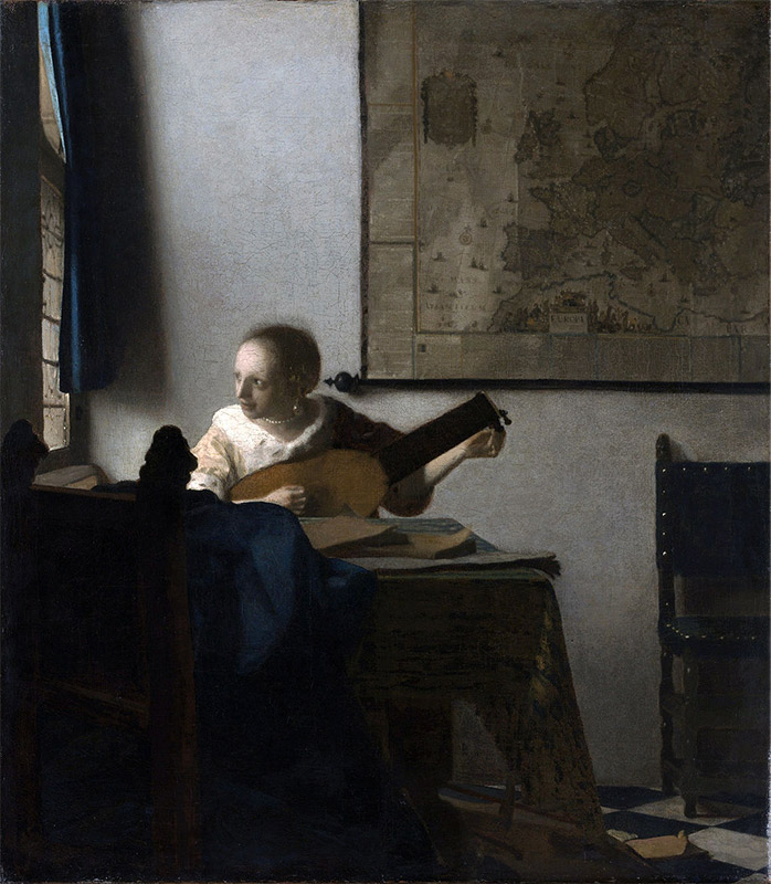 Jan Vermeer, 1662–1663, Woman with a Lute