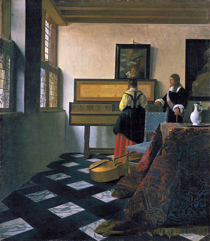 Jan Vermeer, 1662–1665, The Music Lesson